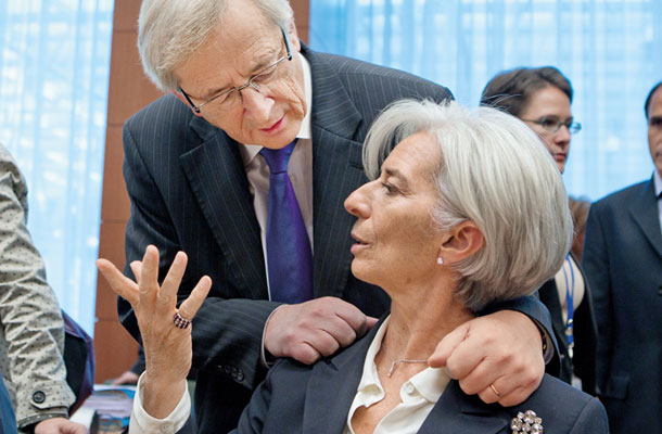 Direktorica MDS Christine Lagarde in predsednik Evropske komisije Jean-Claude Juncker bi lahko skupaj spreminjala svet. A Juncker v neoliberalizem trdno verjame. 