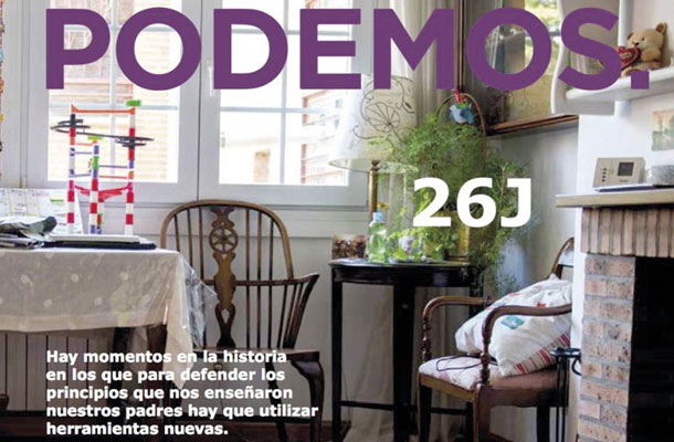 Drugačna politika, drugačen pristop  - političen program stranke Unidos Podemos kot Ikein katalog