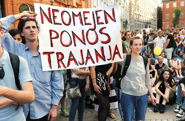 Foto tedna: Letošnja Parada ponosa, ki je potekala pod geslom »Mi nismo nič od tega«, Ljubljana