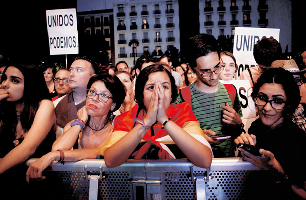 Razočarani privrženci stranke Unidos Podemos 