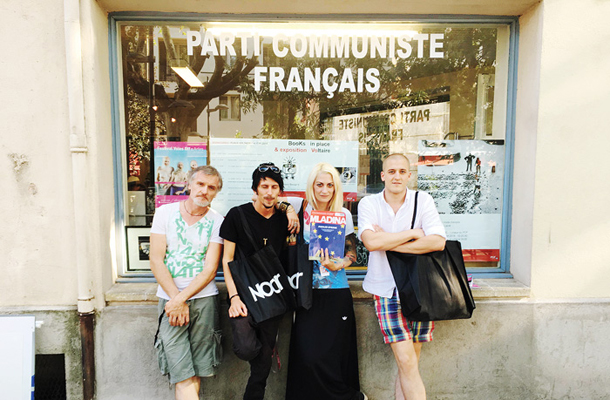 Matjaž Krivic, Matic Zorman, Gaja Dolmark in Jošt Franko, slovenski photo dream team, festival fotografije, Arles, FR