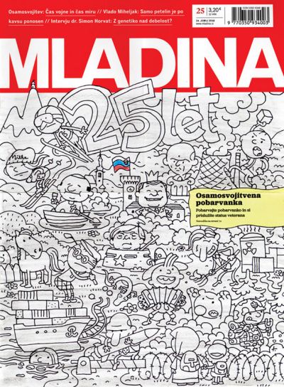 Najizvirneje pobarvana pobarvanka: Mark Lakič iz Ljubljane