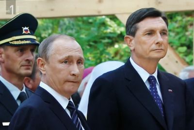 Pokončni Pahor ni skrival ponosa ob obisku »velikana« Putina, kljub temu, da ga je ta pustil čakati  
