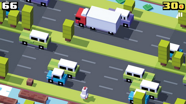 Igra za tablice in pametne telefone Crossy road