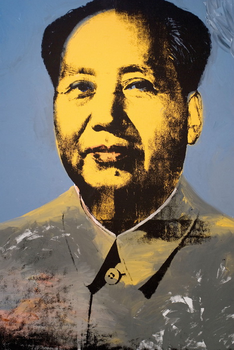 Mao Cetung, kakor  ga je leta 1973 upodobil Andy Warhol. 