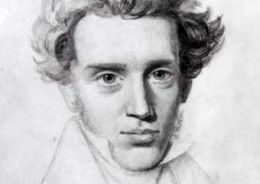 Portret Sørena Kierkegaarda 