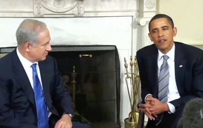 Ameriški predsednik Barck obama in izraelski premier Benjamin Netanjahu.