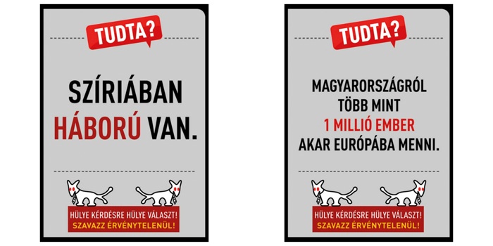 Odgovor na manipulacije madžarskega premiera: »Ali veste, da je v Siriji vojna?« in »Ali veste, da se hoče milijon Madžarov izseliti v Evropo?«