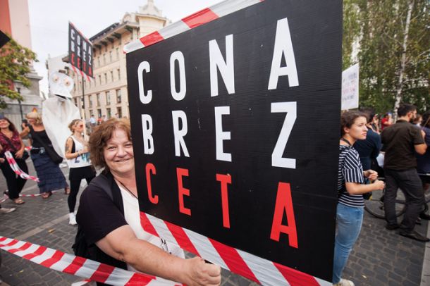 Ljubljanski protest proti tajnim trgovinskim sporazumom 