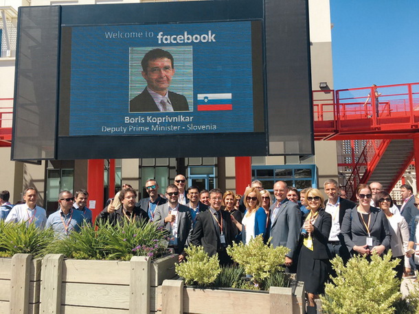 Minister Boris Koprivnikar je na potovanju po ZDA obiskal podjetja Facebook, Linkedin, Google, Tesla in Uber 