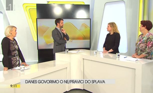 Angelca Likovič o splavu v oddaji Dobro jutro na TV Slovenija