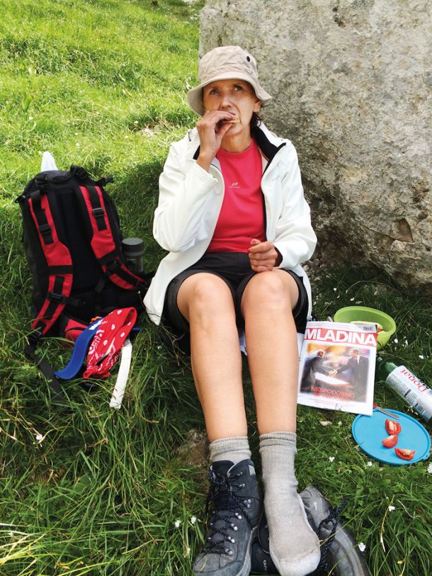 Na poti s Češke koče na Kokrško sedlo