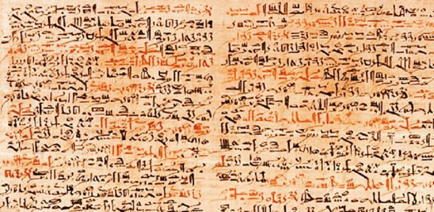 Papirus z najstarejšim opisom raka, ki ga je ameriški egiptolog Edwin Smith leta 1862 kupil v Luxorju v Egiptu. 