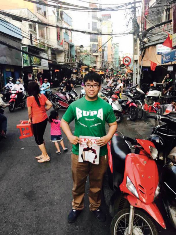 Bui Vien Street, Hošiminh, Vietnam