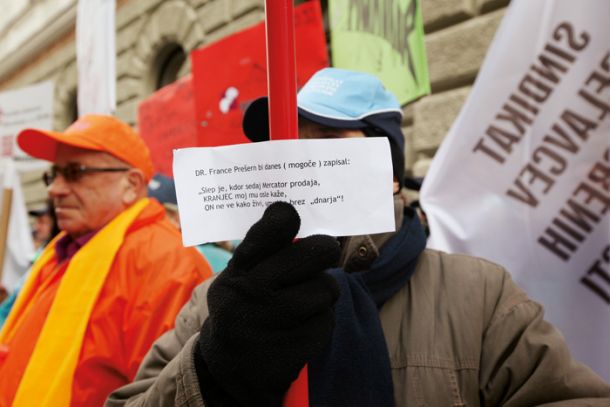 Delavci so imeli prav. Protest sindikatov proti prodaji Mercatorja že leta 2011. 
