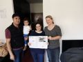 Hany, Adel, Carol, Martina, obisk pri družini Korba Suleiman, Zagreb, HR