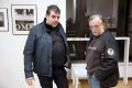 Oblikovalec Bojan Lazarevič in fotograf Tone Stojko, razstava fotografske agencije Magnum Photos: Dovolj blizu?, Galerija Photon, LJ 