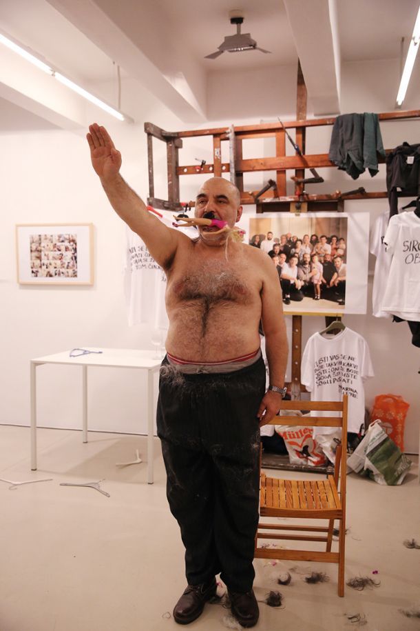 Jusuf Hadžifejzović: Depografija, otvoritveni performans, Osemdeseta | Dediščina 1989, Moderna galerija, LJ