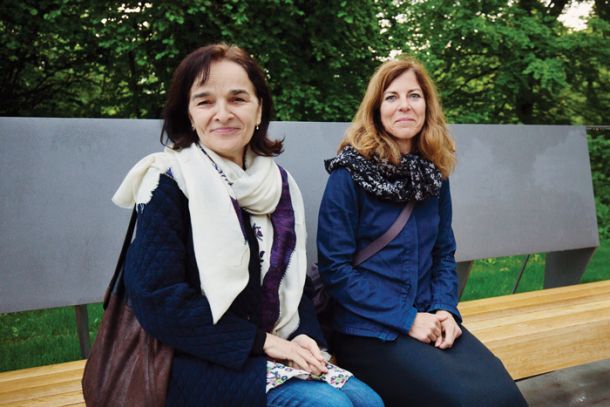 Zora Stančič in Ana Kučan, odprtje prenovljene Švicarije, Tivoli, LJ