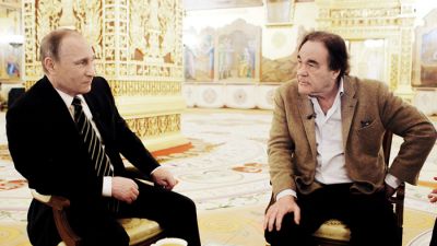 Vladimir Putin in Oliver Stone med intervjujem