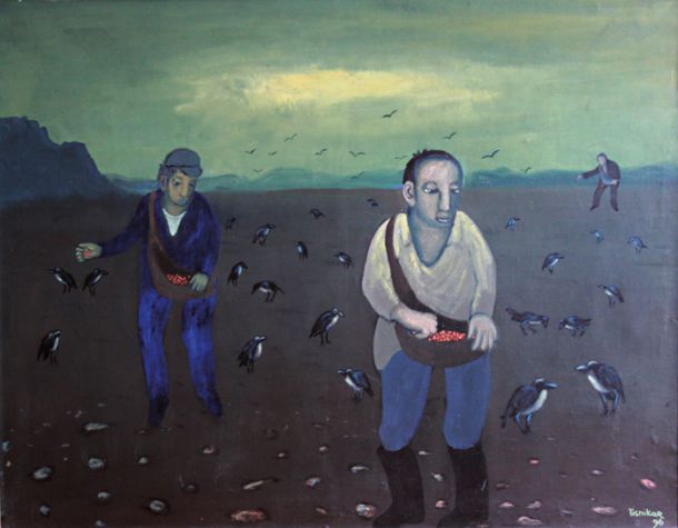 Jože Tisnikar (1928−1998), Rojstvo in smrt, Bežigrajska galerija 2, Ljubljana