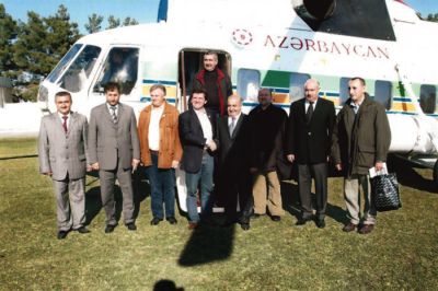 ... in  v Azerbajdžanu z eno izmed  evropskih opazovalnih delegacij