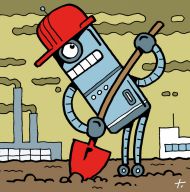 Mož z lopato v deželi genijev