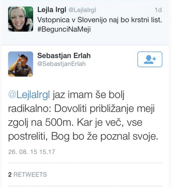 Zakaj se sovražni govor ne preganja?