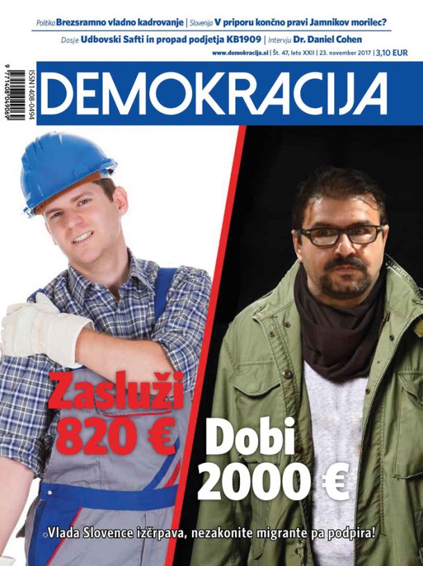 Naslovna stran revije Demokracija