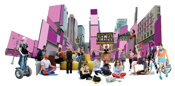 Nevarna identiteta, kolaž Uroša Abrama iz knjige Samoumevni svet