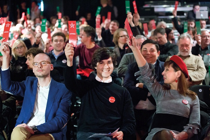 Na kongresu Levice v Ljubljani, 24. marca letos