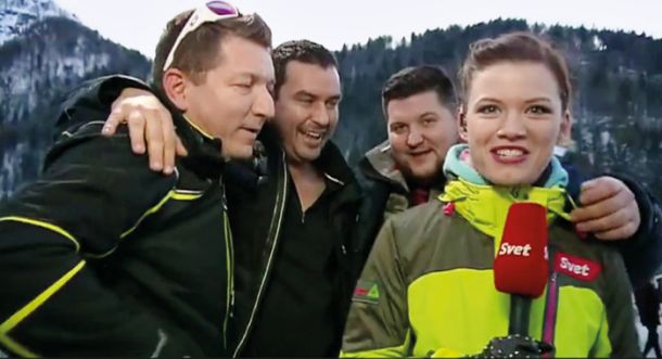 Trije možje v Planici