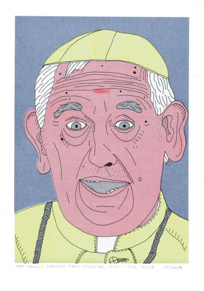 Portret papeža Frančiška je prodajna uspešnica.