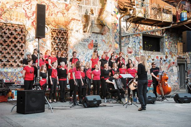 Ženski pevski zbor Kombinat, XVII. Antifa Fest, AKC Metelkova, LJ 