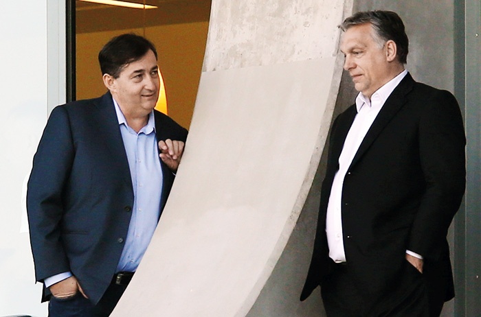 Lőrinc Mészáros, madžarski gradbeni oligarh, tesni Orbánov prijatelj, katerega podjetja so Novi24 donirala 800 tisoč evrov.