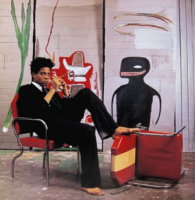 Fotografija z naslovnice New York Times Magazina, ki je Basquiata izstrelila med ikone.