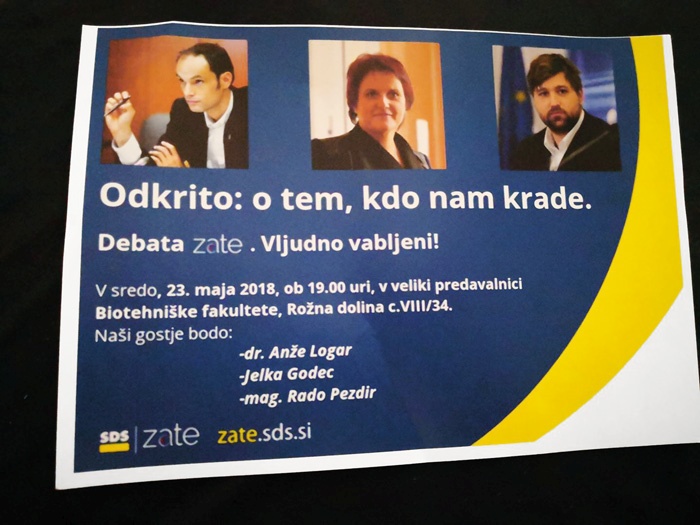 Letak oziroma vabilo na okroglo mizo