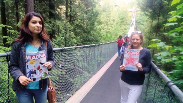 Capilano suspension bridge, Vancouver, Kanada 