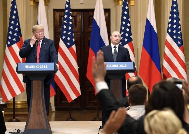 Predsednik ZDA Donald Trump in ruski predsednik Vladimir Putin 