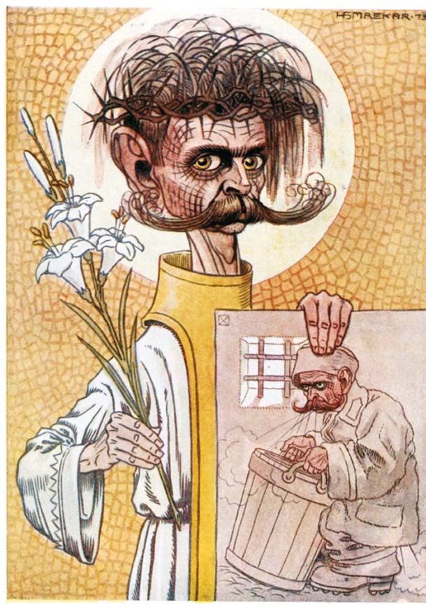 Slikar, grafik, ilustrator, karikaturist in stripar Hinko Smrekar je večkrat upodobil Ivana Cankarja, izdelal je tudi več naslovnic za njegove knjige.