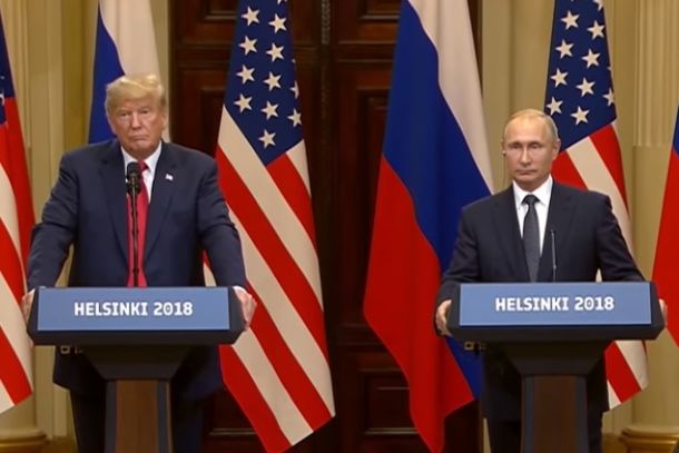 Ameriški predsednik Donald Trump in ruski predsednik Vladimir Putin