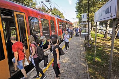 Postaja Tivoli v Ljubljani 