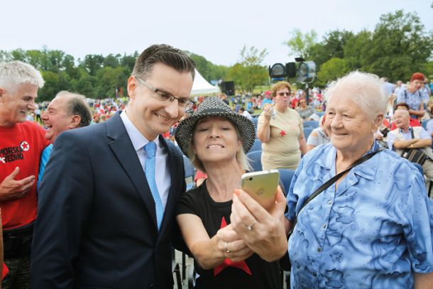 Premier Marjan Šarec na proslavi ob dnevu priključitve Primorske k matični domovini, Komen