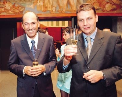Janez Janša in Marjan Podobnik, stara znanca