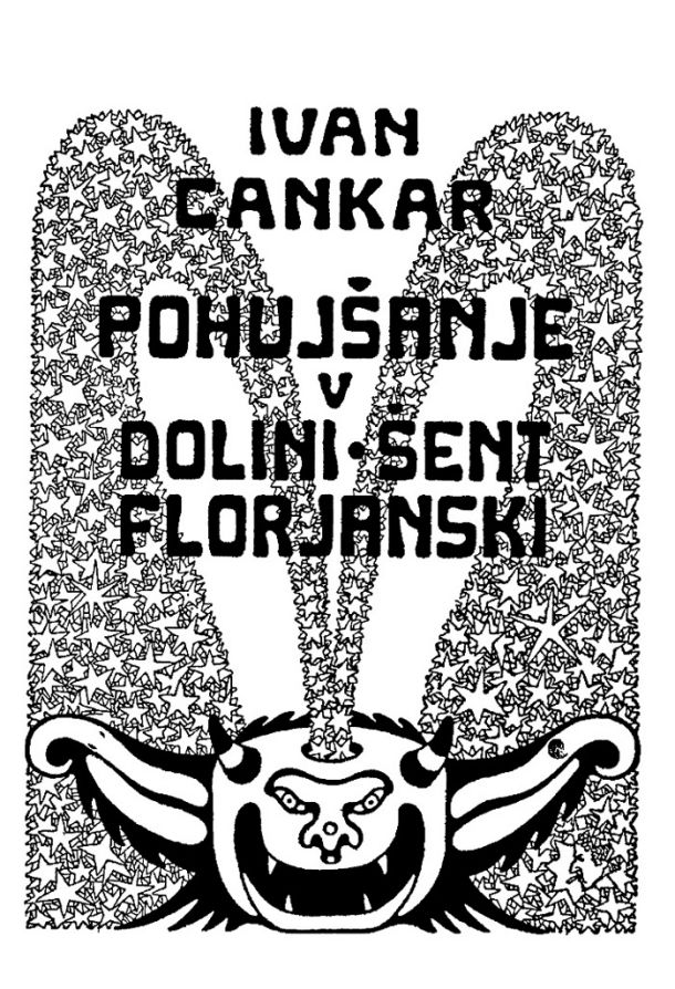 Naslovnica prve izdaje Pohujšanja v dolini Šentflorjanski