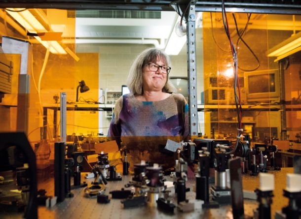 Letošnja Nobelova nagrajenka za fiziko Donna Strickland