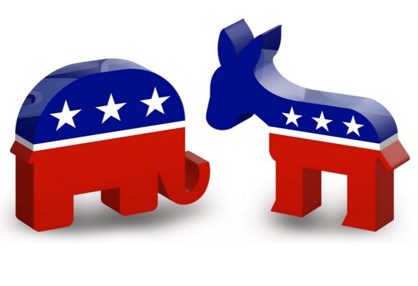 Dolgoletna neuradna simbola republikancev in demokratov, slon in osel 