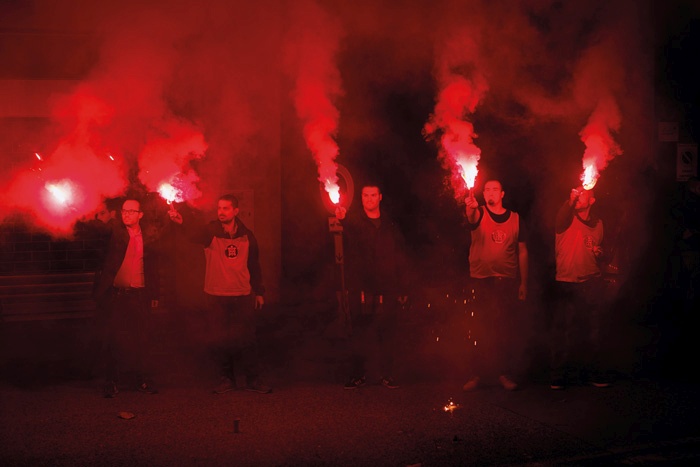 V soboto smo lahko v Trstu videli dve povsem različni viziji (prihodnje) Evrope: liberalnodemokratične in tiste, ki jo izpričuje fotografija – neliberalne in nestrpne Evrope strahu.