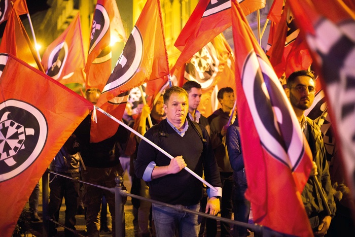 Shod gibanja Casa Pound, Trst, 3.11.2018