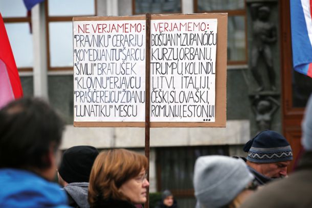 Nič več Juncker, nič več Merklova, vzor slovenski desnici so Kolinda, Trump in Orbán. 